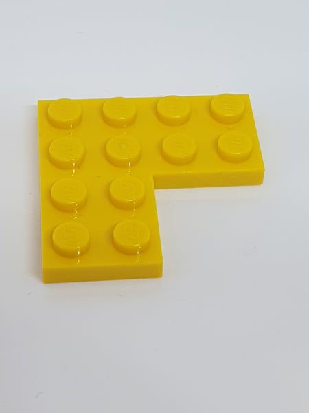 2x4x4 Ecke / Eckplatte gelb