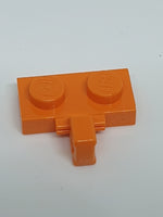 1x2 Scharnierplatte 1 Finger mit Nut orange