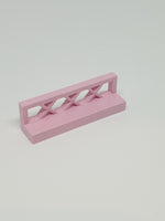 1x4x1 Zaun pink rosa