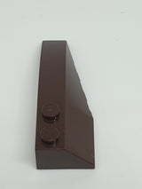 2x6 Keilstein rechts dunkelbraun dark brown