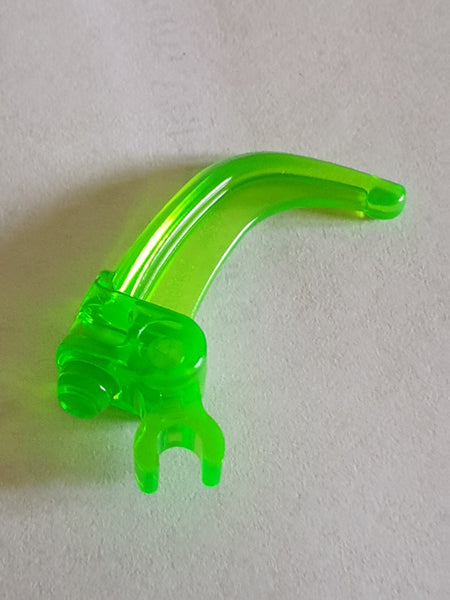 Hero Factory Waffe Klaue Klinge mit Clip transparent mediumgrün trans bright green