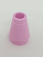 1x1 Kegel mit Rand/Nut rosa bright pink