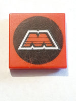 2x2 Fliese bedruckt with M:Tron Logo Pattern