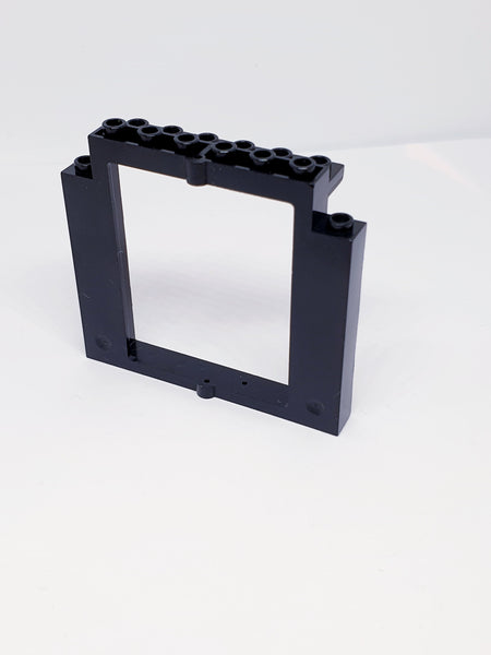 2x8x6 Rahmen für 2x5x5 Drehtür / Geheimtür ohne Bodenkerben schwarz black