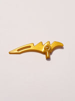 Minifig, Waffe Klinge 5M mit sichelförmiger Klinge, pearlgold pearl gold