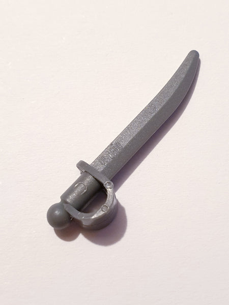 Minifig, Waffe Schwert Säbel Entersäbel neudunkelgrau