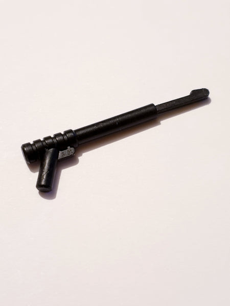 Minifig, Waffe Harpune 5M mit Abzug und Speer schwarz black