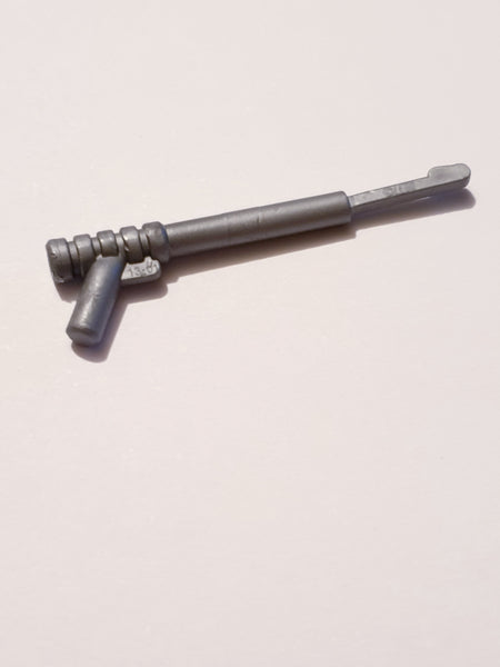 Minifig, Waffe Harpune 5M mit Abzug und Speer pearlsilber