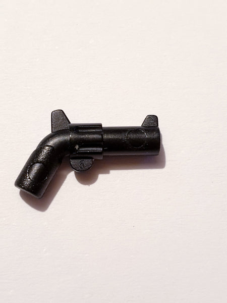 Minifig, Waffe Pistole Large Barrel, schwarz black