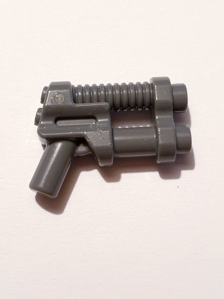 Minifig, Waffe Spacegun mit 2 Läufen neudunkelgrau