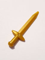 Minifig, Waffe Weapon Schwert Sword Langschwert thick Crossguard pearlgold pearl gold
