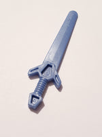 Minifig, Waffe Weapon Schwert Sword gross metal blue