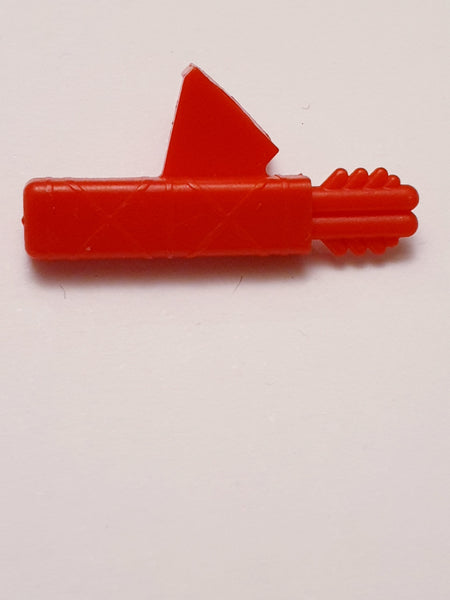 Minifig, Waffe Pfeilköcher für Bogen rot