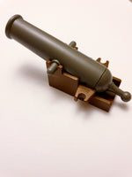 Kanone mit Halterung zum Schießen von Rundsteinen 1x1, altdunkelgrau dark gray / altbraun
