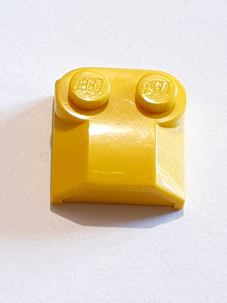 2x2x2/3 modifizierter Stein zwei Noppen gerade gelb