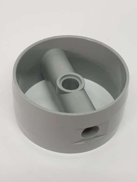 4x4 Zylinder mit Pinloch Mittelstab althellgrau light gray