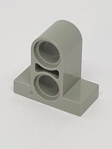 1x2x1 2/3 Pinverbinder Platte mit 2 Löchern althellgrau light gray