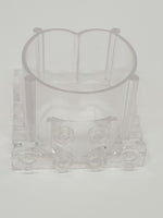 3x4x3 Luftschlauch Verbinder Tube transparent weiß trans clear