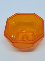 4x4x1 Felsen Stein Unterteil transparent orange