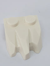 1x2 modifizierte Platte mit 3 Klauen Rock Fingers weiß white