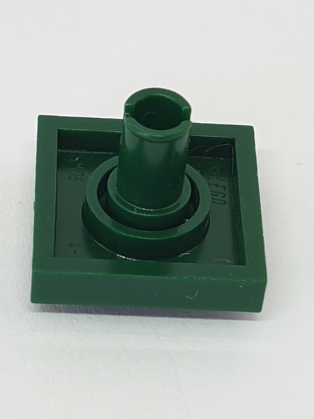 2x2 modifizierte Platte mit Pin auf Unterseite dunkelgrün
