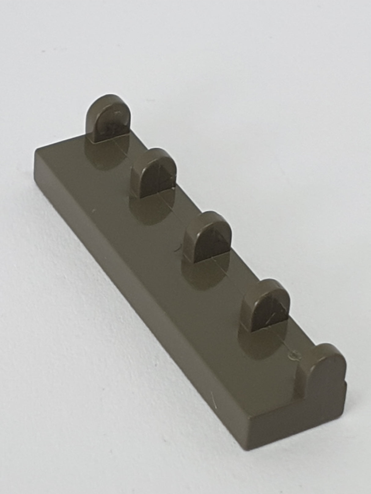 1x4 Scharnierplatte mit 5 Fingern oben altdunkelgrau dark gray