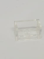 1x2x1 Paneel mit 2 Wänden transparent weiß trans clear