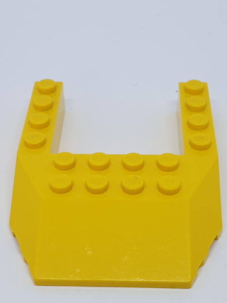 6x8 Keilstein mit Ausschnitt gelb