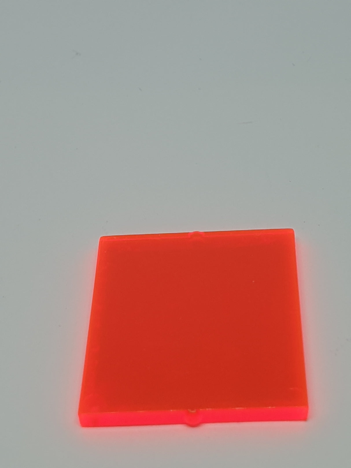 1x4x3 Glas für Fenster transparent neonorange