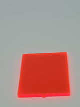 1x4x3 Glas für Fenster transparent neonorange