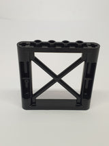 1x6x5 Stütze / Träger rechteckig schwarz black