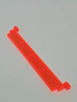 Rolltorteil / Garangentor Paneel Segment ohne Handgriff transparent neonorange