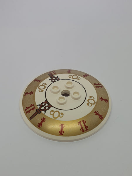 6x6 Parabol-Antenne Ø48 bedruckt Harry Potter mit HP Clock Face weiß white