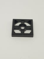 2x2 Drehteller Platte Unterseite schwarz black