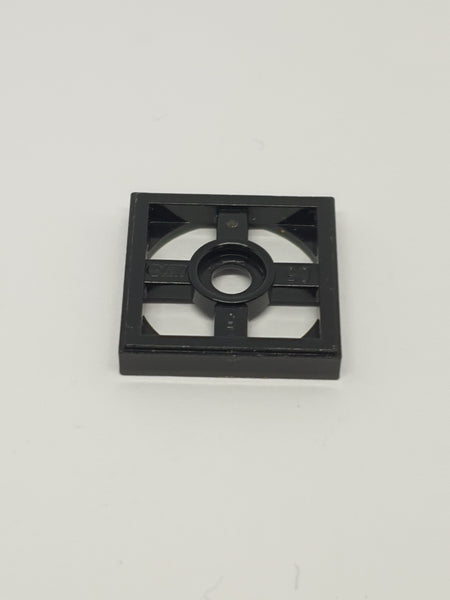2x2 Drehteller Platte Unterseite schwarz black