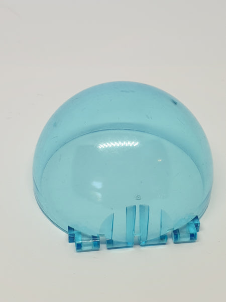 6x6x3 Windschutzscheibe / Kuppel / Halbkugel / Dome mit Scharnier transparent hellblau trans light blue