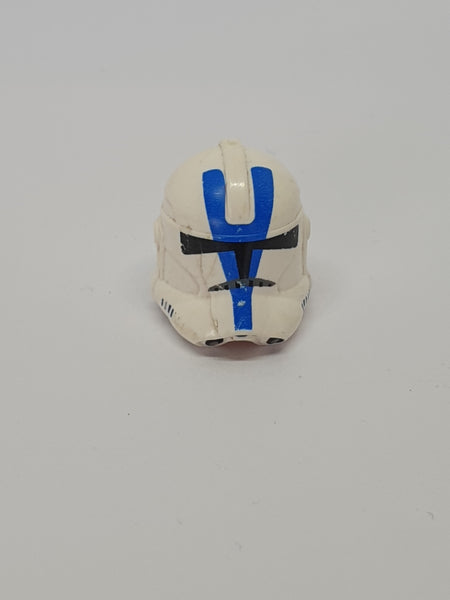 Minifigur SW Helm Clone Trooper Blue 501st Legion Pattern weiß white