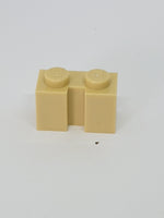 1x2 modifizierter Stein mit Rille beige tan