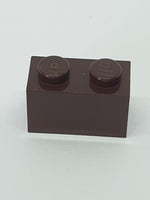 1x2 Stein dunkelbraun dark brown