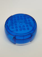 10x10x3 1/3 Container / x-Pod transparent dunkelblau trans dark blue