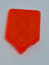 2x3 Fliese modifiziert Pentagon Fünfeck transparent neonorange