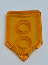 2x3 Fliese modifiziert Pentagon Fünfeck transparent orange