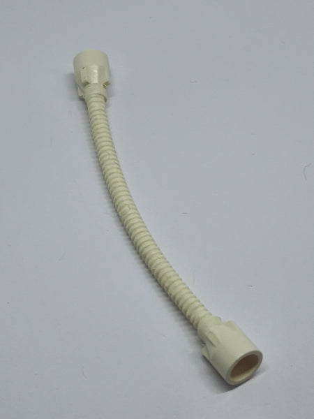 Schlauch Flexibel mit geriffelten Enden 8,5M weiß white