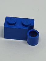 1x4 Scharnierstein Unterteil BASIS Drehgelenk Blue Blau