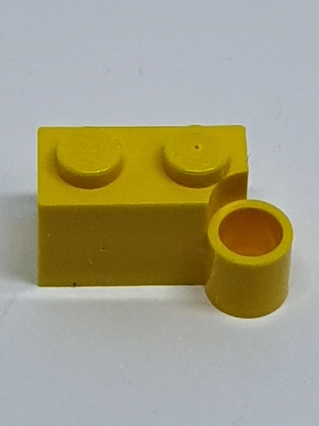 1x4 Scharnierstein Unterteil BASIS Drehgelenk Yellow gelb