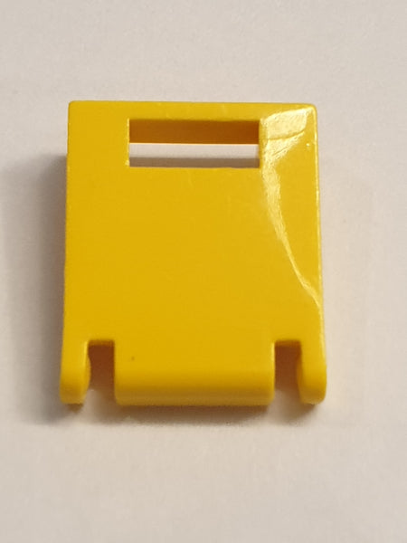 2x2x2 Container-Tür / Schranktür mit Schlitz gelb