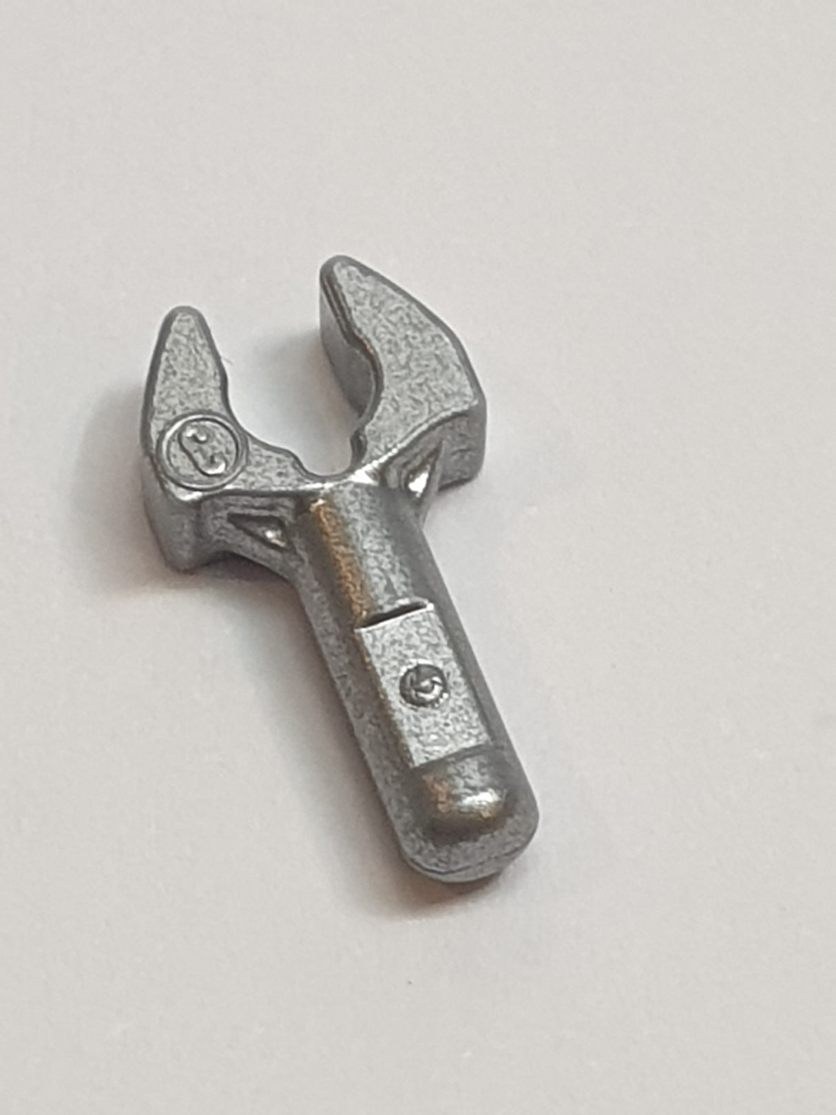 Stab 1L mit Clip Greifer Silbermetallic