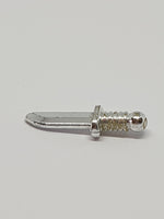 Minifig, Waffe Messer chrom silber chrome silver