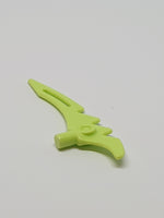 Minifig, Waffe Klinge 5M mit sichelförmiger Klinge, mintgrün yellowish green