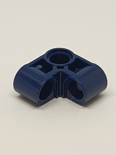 2x2 Technik Pin- Verbinder senkrecht gebogen dunkelblau dark blue